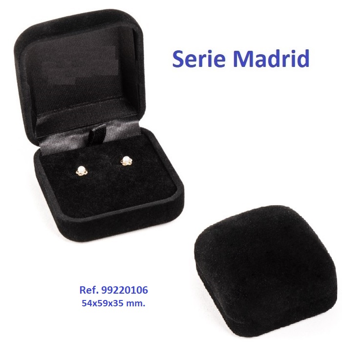 Estuche Madrid pendientes 54x59x35 mm.